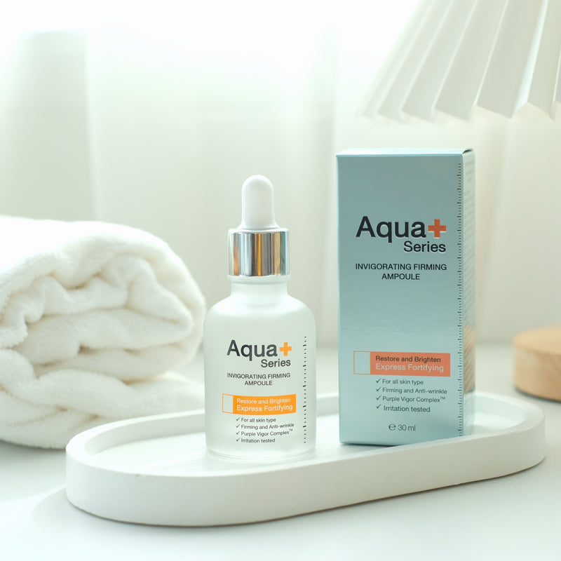 Aqua+ Series Resmi Meluncurkan Invigorating Firming Ampoule, Sebagai Solusi Peremajaan Kulit Wajah