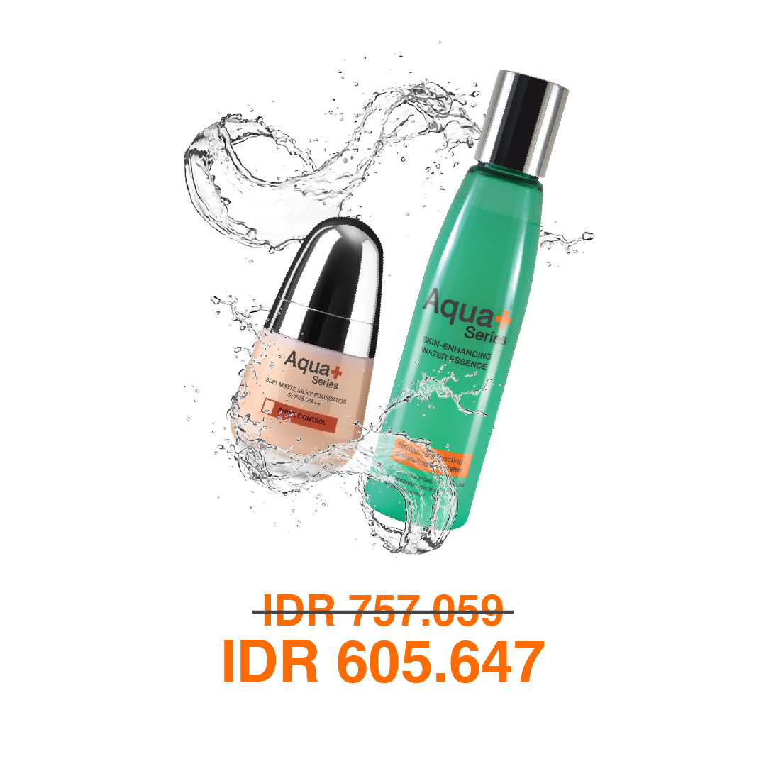 Skin Control - Soft Matte Silky Foundation SPF 25 PA++ + Skin-Enhancing Water Essence (140ml) - Image 2